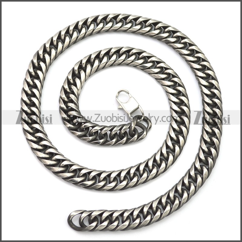 Stainless Steel Chain Neckalce n003149A