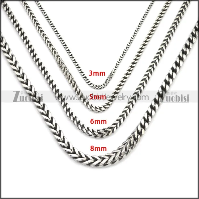 Stainless Steel Chain Neckalce n003145S3