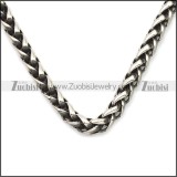 Stainless Steel Chain Neckalce n003143SA3