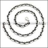 Stainless Steel Chain Neckalce n003146SA1