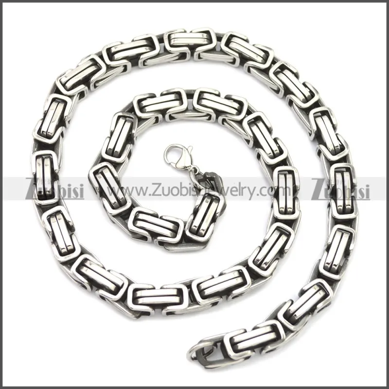 Stainless Steel Chain Neckalce n003147SA5
