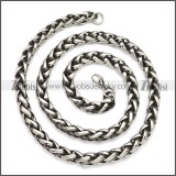 Stainless Steel Chain Neckalce n003143SA1