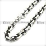 Stainless Steel Chain Neckalce n003146SA2