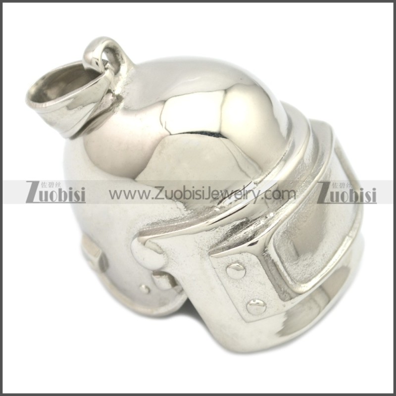 Stainless Steel Welders Helmet Pendant p010706S