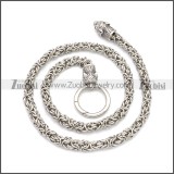 Tiger Viking Chain Necklace n003154S