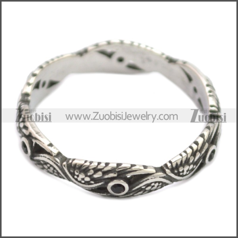 Stainless Steel Ring r008607SH3