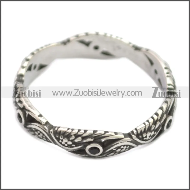 Stainless Steel Ring r008607SH3