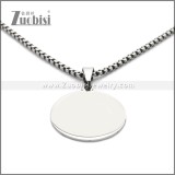 Punched Circle Disc Pendants for Necklace Bracelet Pet ID Name Tags p010772S2