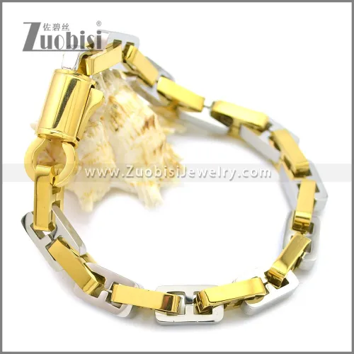 Stainless Steel Bracelet b009928GS