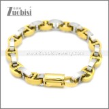 Stainless Steel Bracelet b009930GS