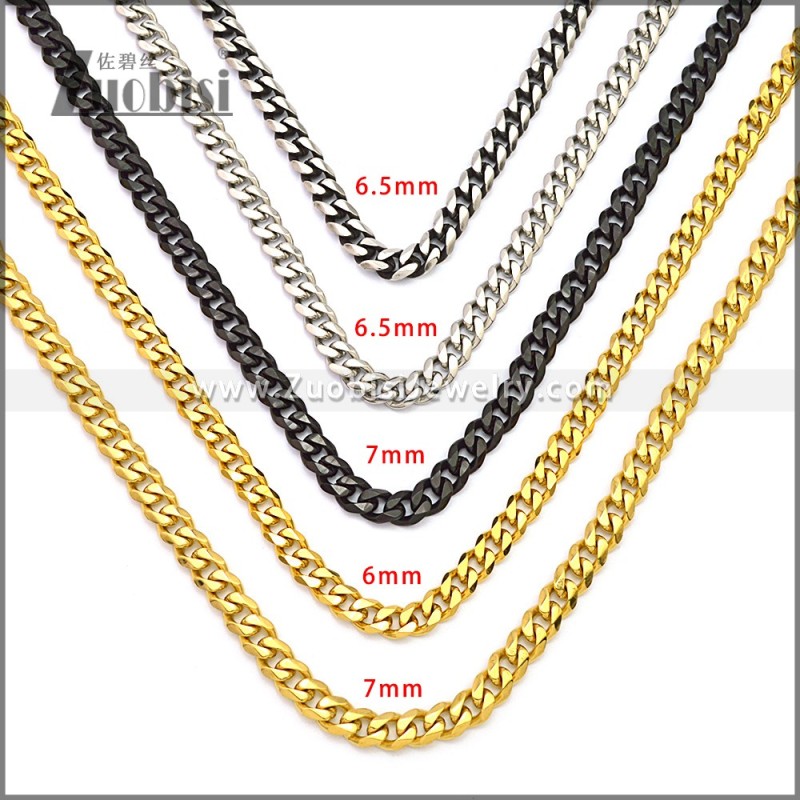 Stainless Steel Chain Neckalce n003117SH