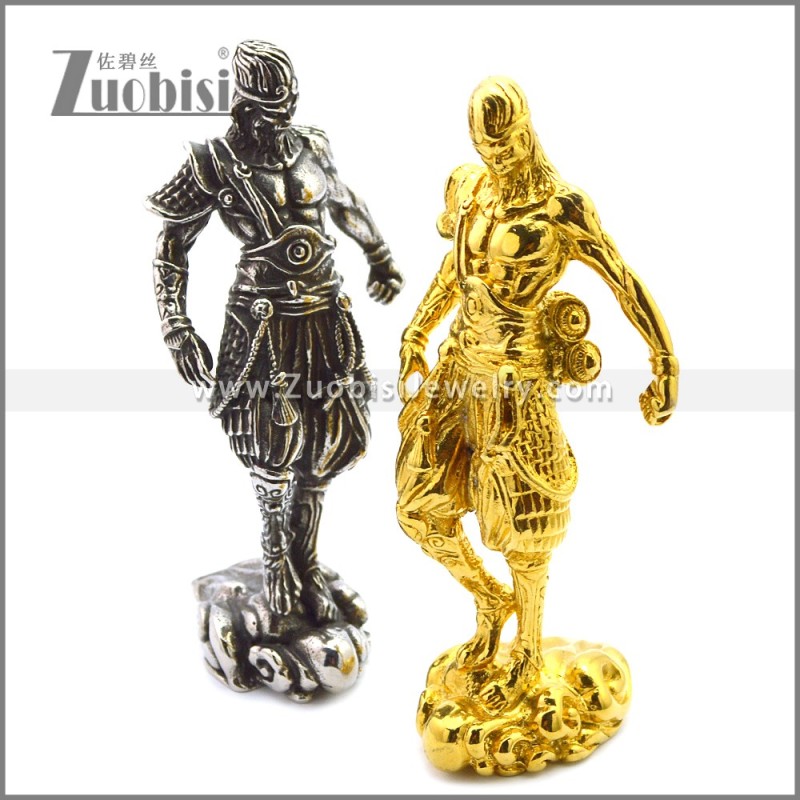 Black Myth Wukong Statue in Stainless Steel a001014SH