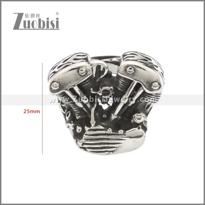 Stainless Steel Ring r008621SA