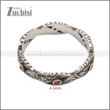 Stainless Steel Ring r008723SA1