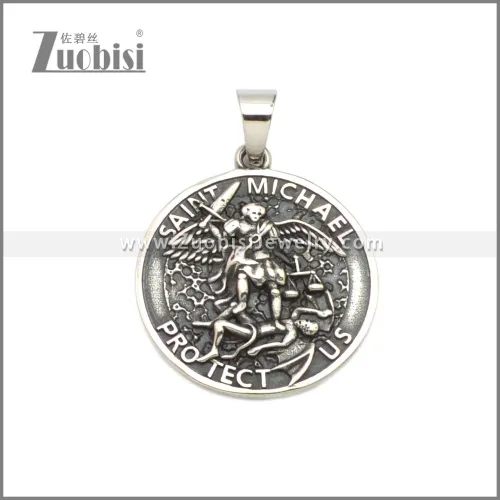 Vintage Saint Michael Pendant p010827SA