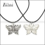 Rubber Necklace W Stainless Steel Clasp n003183HS