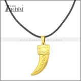 Rubber Necklace W Stainless Steel Clasp n003175HG2