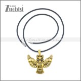 Rubber Necklace W Stainless Steel Clasp n003178HG1