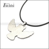 Rubber Necklace W Stainless Steel Clasp n003178HS1