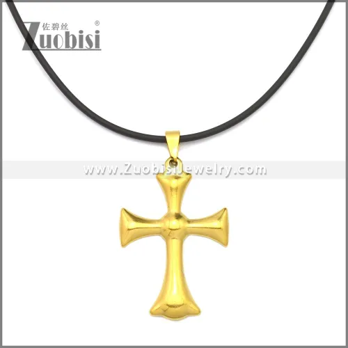 Rubber Necklace W Stainless Steel Clasp n003182HG
