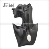 Rubber Necklace W Stainless Steel Clasp n003174HS1