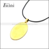 Rubber Necklace W Stainless Steel Clasp n003174HG1