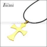 Rubber Necklace W Stainless Steel Clasp n003182HG
