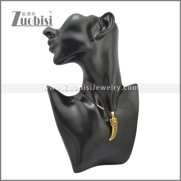 Rubber Necklace W Stainless Steel Clasp n003175HG1