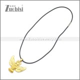 Rubber Necklace W Stainless Steel Clasp n003178HG2