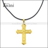 Rubber Necklace W Stainless Steel Clasp n003179HG2