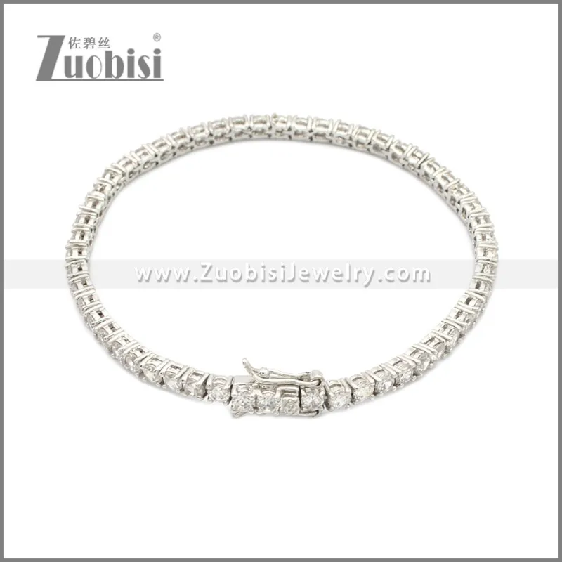 Stainless Steel Tennis Bracelet b010050S