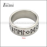 Stainless Steel Norse Viking Symbol Ring r008751S