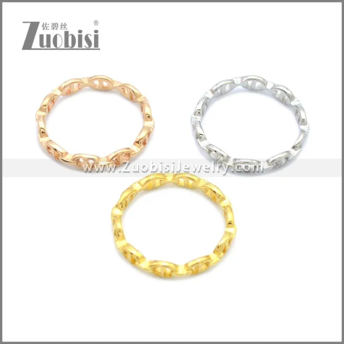 Stainless Steel Ring r008757G