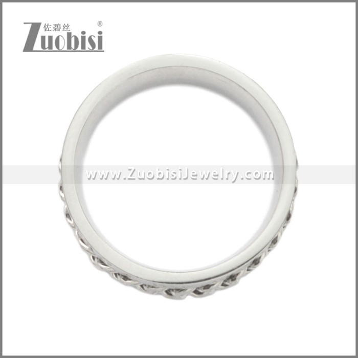 Stainless Steel Spinner Ring Gift for Women Size 7-13 r008750S