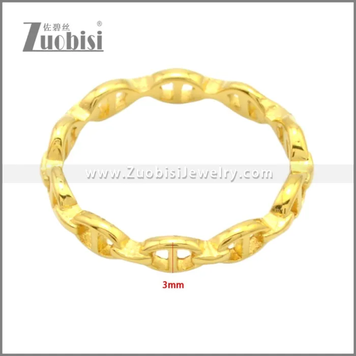 Stainless Steel Ring r008757G