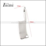 Stainless Steel Pendant p010928S