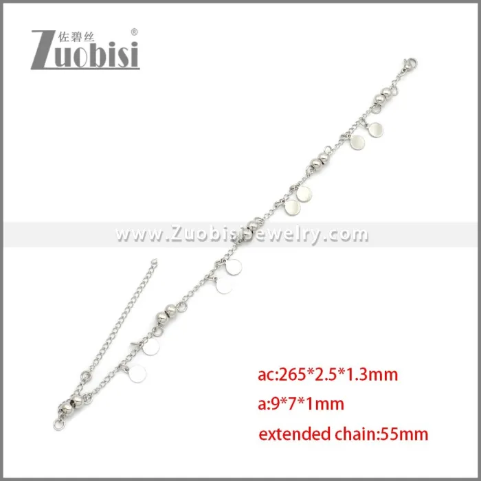 Stainless Steel Anklets ac000139S