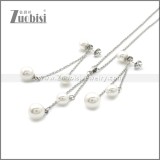 Elegant Pearl Jewelry Set s002959S