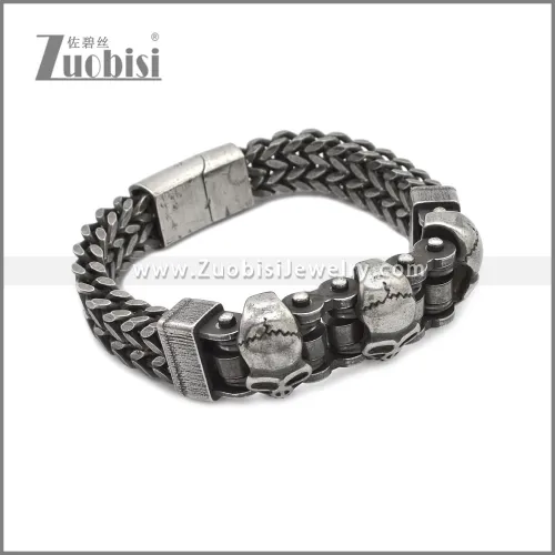 Stainless Steel Bracelet b010082A