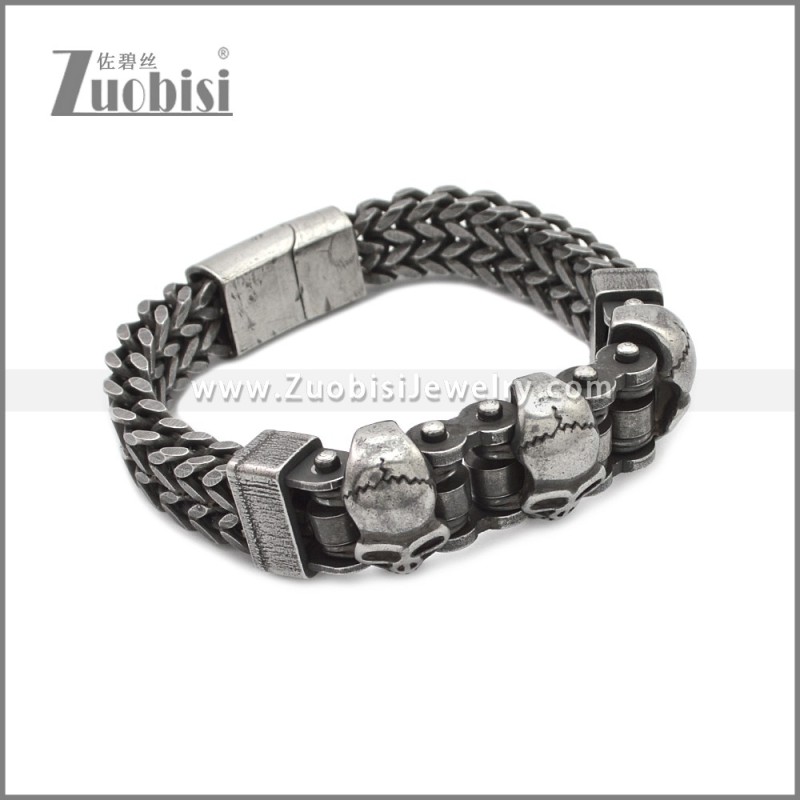 Stainless Steel Bracelet b010082A