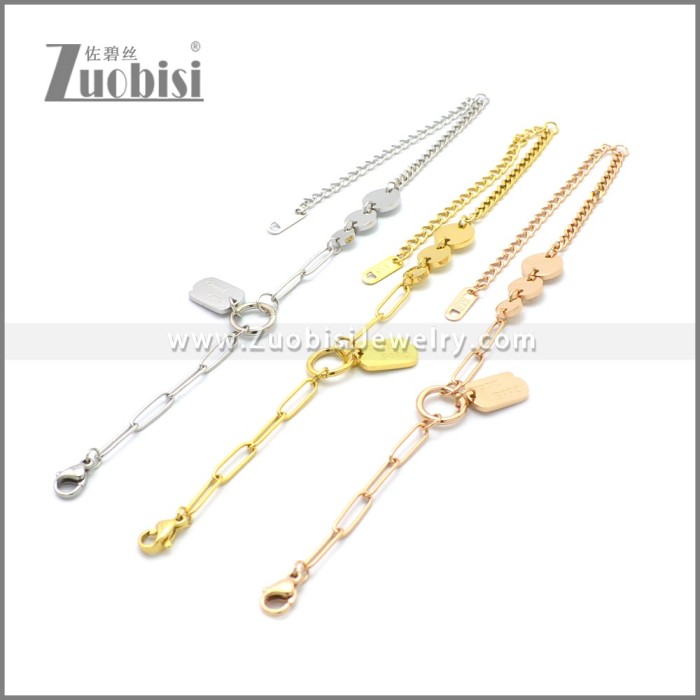 Stainless Steel Bracelet b010075G