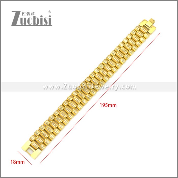 Stainless Steel Bracelet b010085G