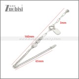 Stainless Steel Bracelet b010075S