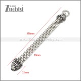 Stainless Steel Bracelet b010088S