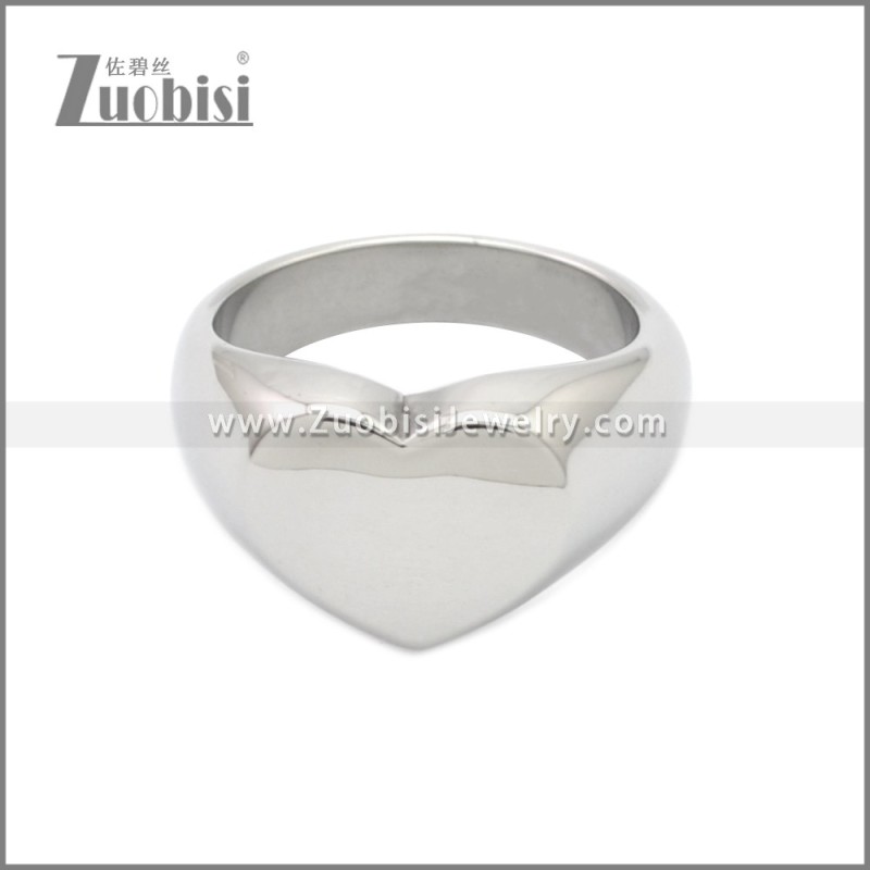 Miami Chunky Solid Signet Ring for Girls r008801S