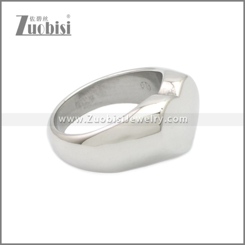 Miami Chunky Solid Signet Ring for Girls r008801S