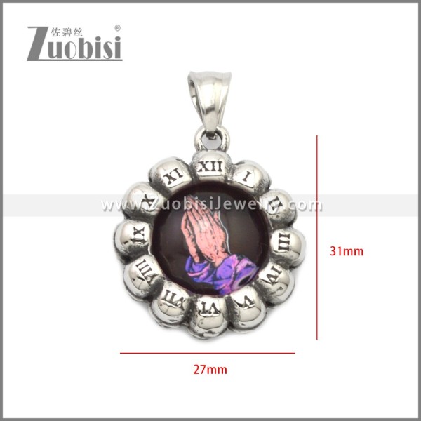 Stainless Steel Pendant p011054S12