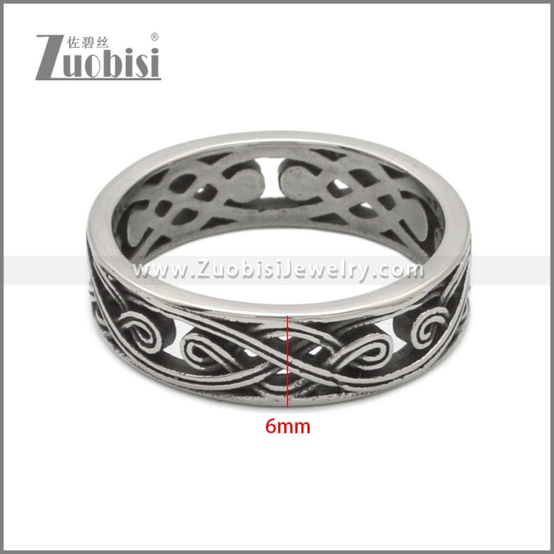 Stainless Steel Ring r008897SA