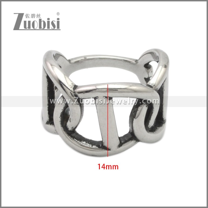 Stainless Steel Ring r008896SA