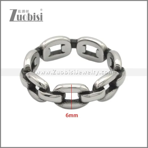 Stainless Steel Ring r008890SA